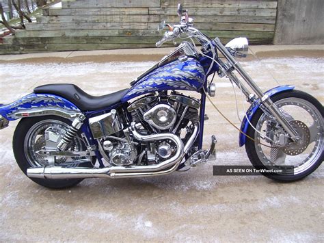 1980 Harley - Davidson Shovelhead Custom Wideglide W / Baker Tranny