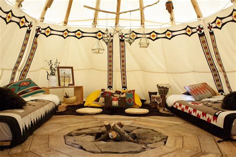 Bellfire Tipi - inside | Luxury camping tents, Luxury camping, Glamping