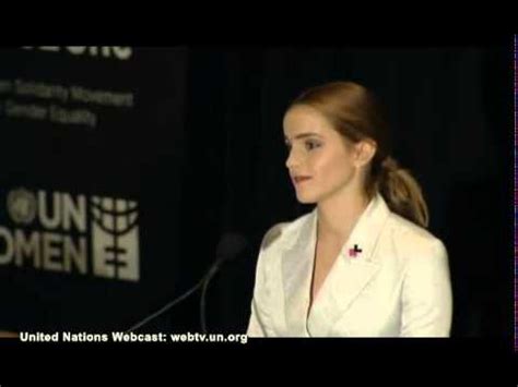 Emma Watson UN speech - YouTube