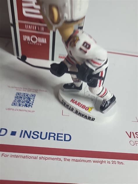 Chicago Blackhawks Bobblehead. Denis Savard Bobblehead Spin-O-Rama. | eBay