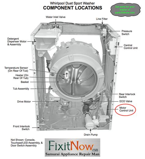 17 Best Whirlpool Washing Machine Parts Diagram