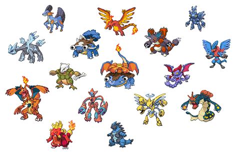 Pokemon Fusion Sprites I made a LONG time ago : r/pokemon