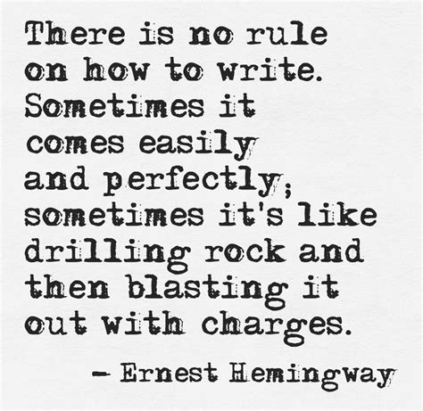 Hemingway On Writing Quotes. QuotesGram