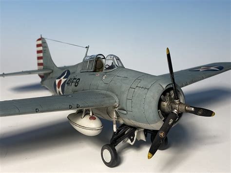 Grumman F4F-4 Wildcat Fighter Aircraft -- Plastic Model Airplane Kit -- 1/48 Scale -- #61034 ...