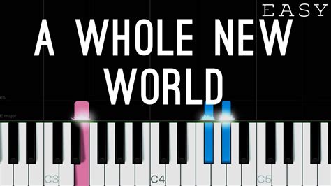 A Whole New World - Aladdin | EASY Piano Tutorial Acordes - Chordify