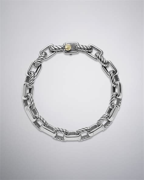 David Yurman Chain Bracelet in Silver for Men | Lyst