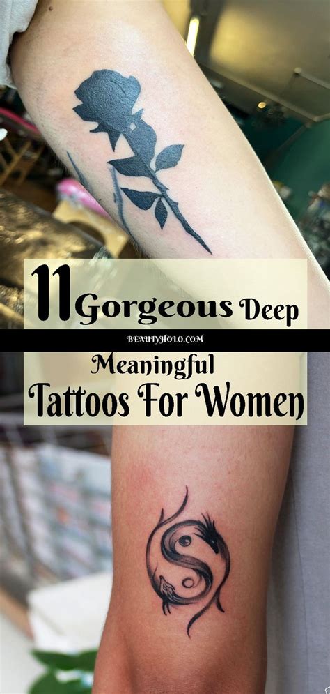 "Deep Meaningful Tattoos For Women" tattoos can have deep meaning, a ...