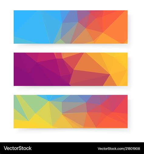 Colorful banner design background Royalty Free Vector Image