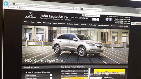 John Eagle Acura Website Navigation - John Eagle Acura - YouTube