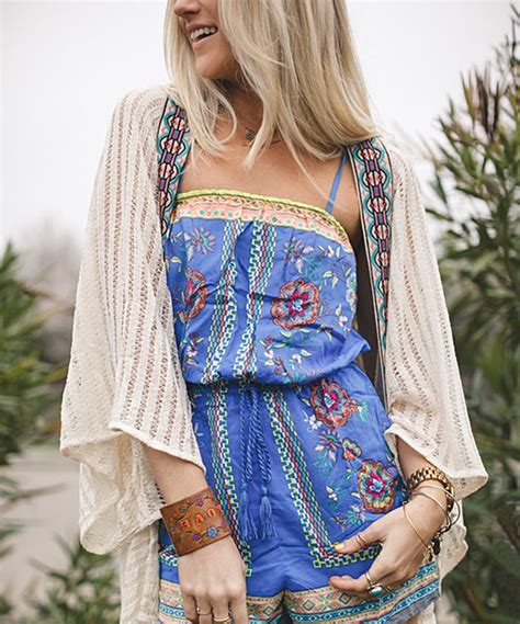 Three Bird Nest Blue Festival Boho Romper | Boho romper, Boho boutique clothing, Boho chic romper