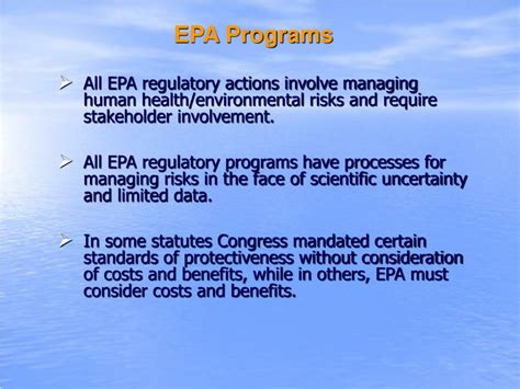 PPT - EPA PROGRAMS & SUPERFUND OVERVIEW PowerPoint Presentation - ID:485050