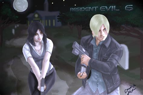 RESIDENT EVIL 6 -LEON AND HELENA by ali9321 on DeviantArt