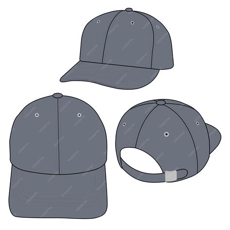 Premium Vector | Cap flat sketch