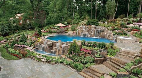 homeandcraft.xyz | Pool landscape design, Backyard pool landscaping, Pool landscaping