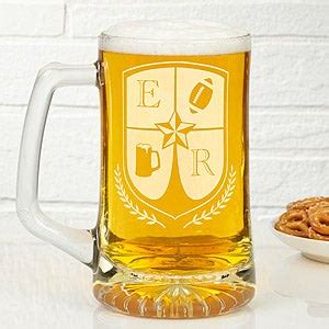 Personalized Beer Mugs - My Crest