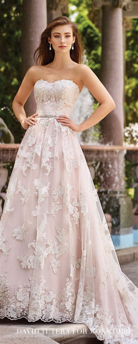 33 Pretty Pink Wedding Dresses for Your Wedding - Mrs to Be