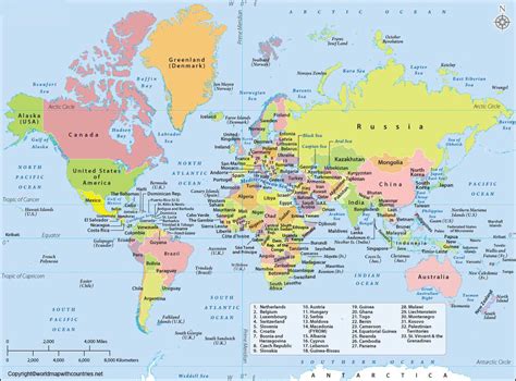 A Map Of The World With Names – Topographic Map of Usa with States