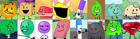 The 16 BFDI Contestants by alexiscurry on DeviantArt