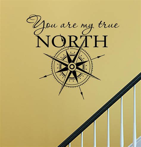 SlapArt You are my true NORTH star Wall Art by VinylMasterpieces | Vinyl wall decal quote, Vinyl ...