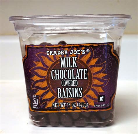 Exploring Trader Joe's: Trader Joe's Milk Chocolate Covered Raisins