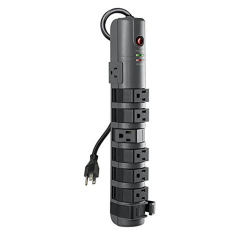 Belkin 8-Outlet Pivot-Plug Power Strip Surge Protector with 6-Foot ...