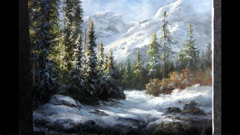 Paint with Kevin Hill - Snowy Mountain Forest - YouTube