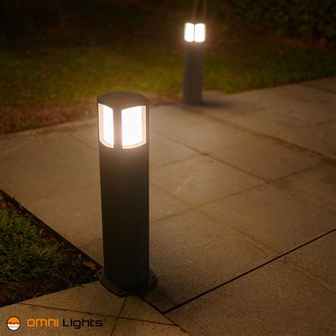 Outdoor Square Path Aluminum Lighting Garden Sandy Grey Led Light ...