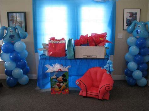 A Clue, a Clue, Logan Marino is turing 2 | CatchMyParty.com Diy 1st Birthday Party, Blue ...