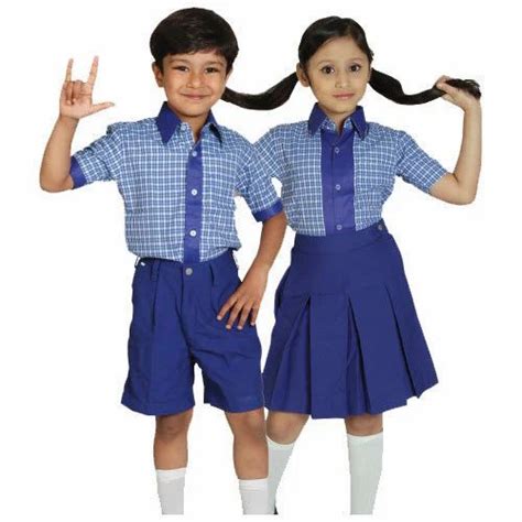 Cotton Unisex Children School Uniform Set at Rs 550/set in Bhopal | ID ...