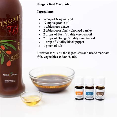 NingXia Red Recipes - Vital 180 Community