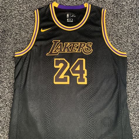 Kobe Bryant LA Lakers Black Mamba Jersey Barely... - Depop