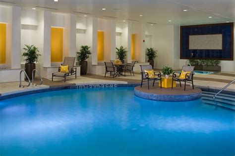 Sheraton Albuquerque Uptown Hotel #blue #yellow #indoorpool | Saltwater ...