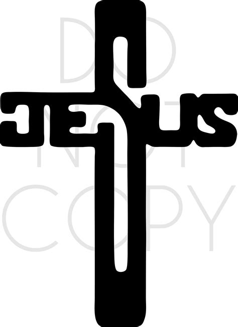 Jesus Cross SVG Printable Instant Download. Digital Cut and | Etsy India