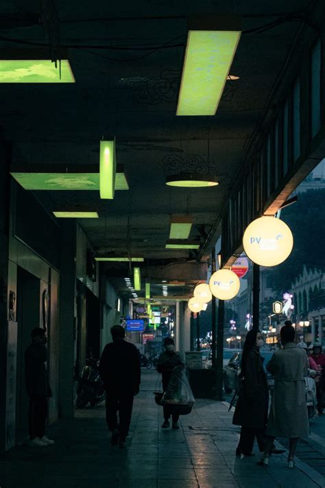 Night market in Hanoi Vietnam