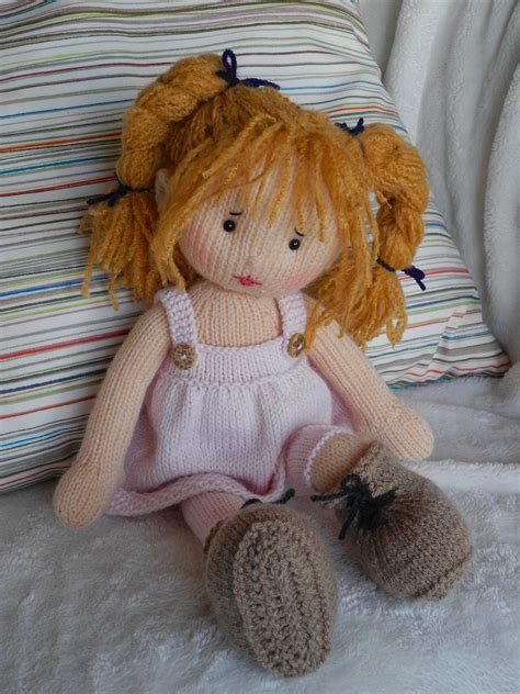 Lola 3 wip | Hand knit doll, Knitted dolls free, Knitted doll patterns