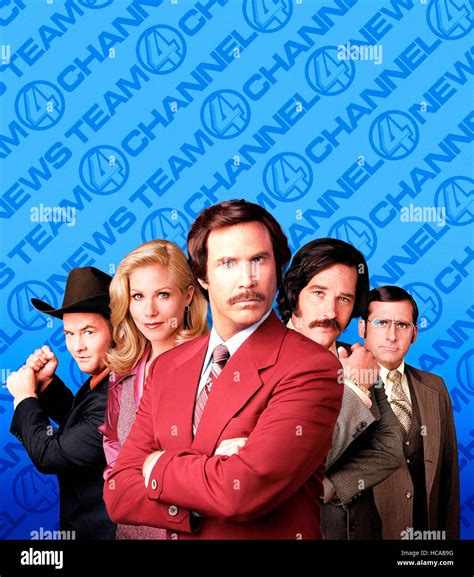 ANCHORMAN: THE LEGEND OF RON BURGUNDY, David Koechner, Christina Applegate, Will Ferrell, Paul ...