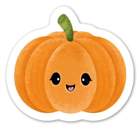 Buy Cute Halloween Pumpkin - Die cut stickers - StickerApp