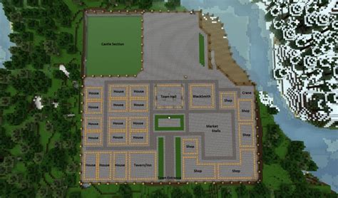 Minecolonies Fortress Schematic Minecraft Town Medieval Blue