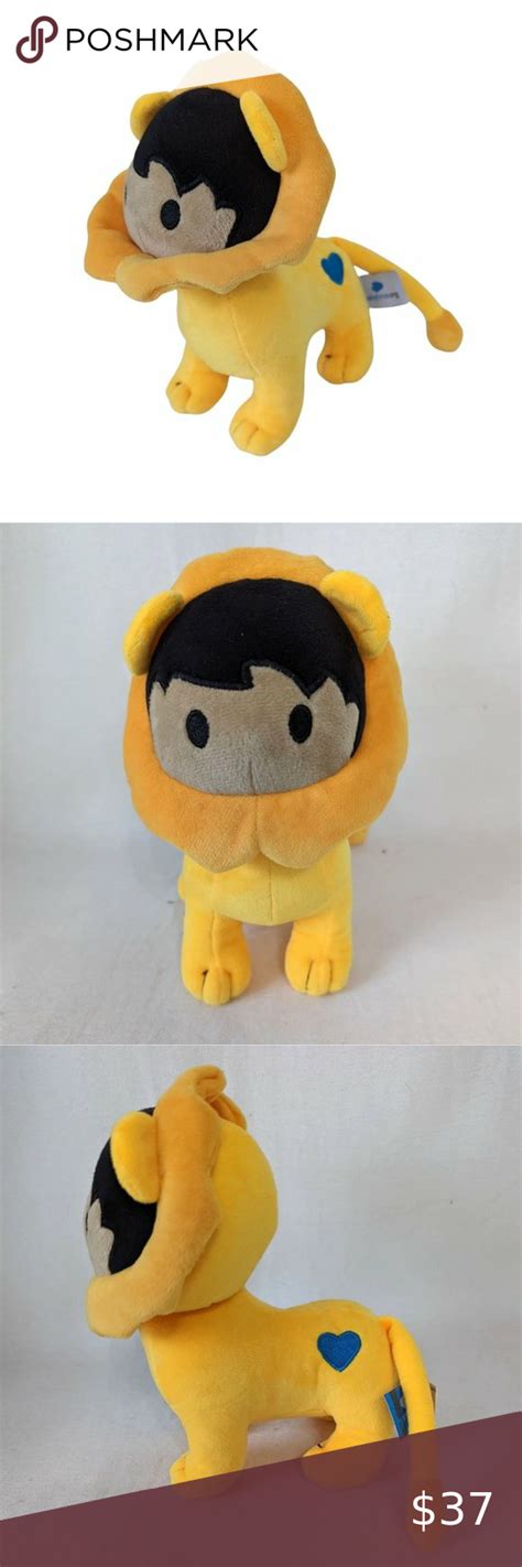 Salesforce Lionheart Astro Lion Stuffed Animal Plush Yellow 8in ...