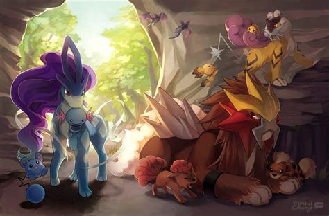 PKMN: Legendary Beasts by finni.deviantart.com on @deviantART | Pokemon pictures, Pokemon fan ...