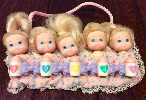 1990 Tyco Quints Blonde Hair Dolls With Bottles & Bunting | Etsy | Childhood toys, Vintage toys ...