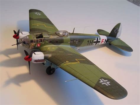 Heinkel He 111 H-6 | Model airplanes, Scale models, Fighter jets