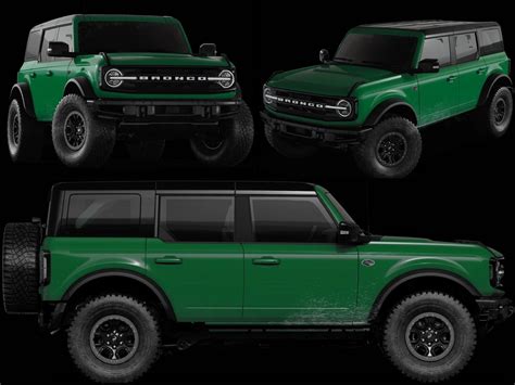 Ford confirms a green 2022 Bronco color for MY22! *Not Filson Wildland ...