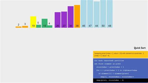 Quick Sort Visualization || Sorting algorithms - YouTube