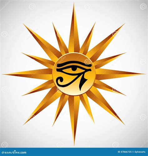 The Eye Of Ra. Stock Vector - Image: 47866735