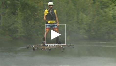 Watch: Real FLYING Hoverboard | World News