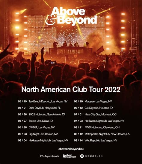 Above & Beyond North American tour 2022 : r/AboveandBeyond