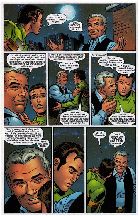 Peter gets to spend five minutes with Uncle Ben - Amazing Spider-Man 500 | Spiderman comic ...