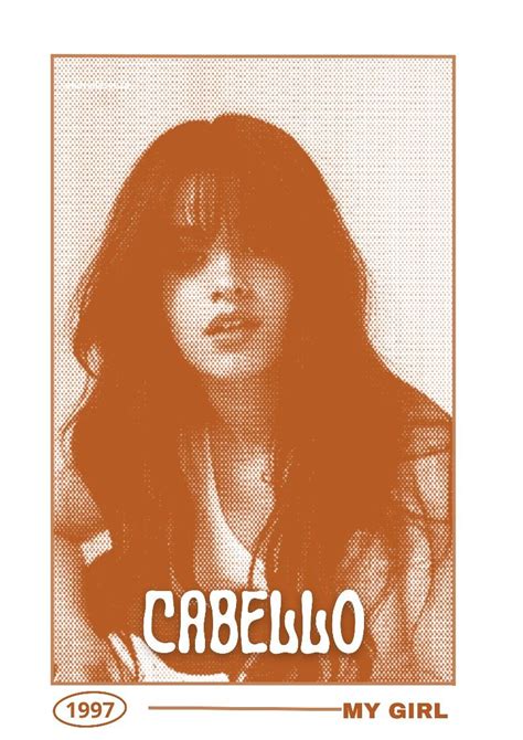 Graphic Design Tutorials, My Girl, Photoshop, Posters, Camila Cabello, Poster, Billboard