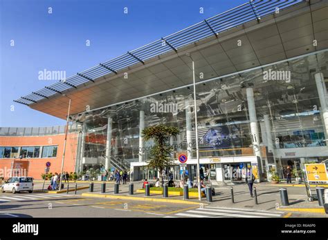 Bâtiment principal, l'aéroport de Capodichino, Naples, Italie, Hauptgebäude, Flughafen ...